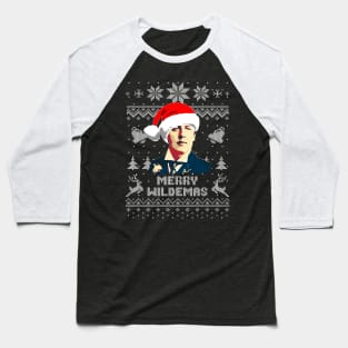 Oscar Wilde Merry Wildemas Baseball T-Shirt